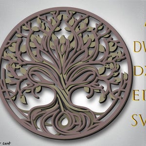 Tree of life Multilayer Svg/Tree of life laser cut/Paper cut/Tree of life 3d mandala /Tree of life  cnc/Tree Plywood cut/Home decor