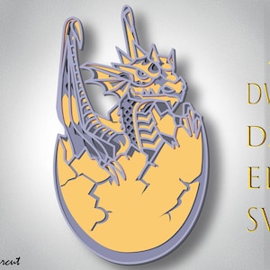 Dragon Multilayer Svg,Dragon 3D Layer Svg ,Laser Cut,Paper cut, DXF,Dragn mandala wood cut,Dragon Lightburn,Svg Files,Dragon Home Decor
