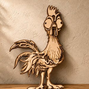 Rooster multilayer SVG,Laser cut file,Paper cut,3D Layered design,Mandala plywood,CNC