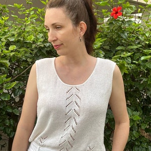 EASY Knitting pattern Summer Tank Top | Everyday Tank | Vest Pattern Beginner (english)