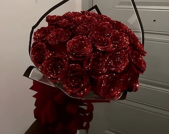 Bouquet con 25 rose miste colorate e un orsetto di peluche