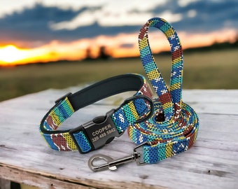 Personalized Dog Leash & Collars: Customized for Chihuahuas, Schnauzers, Shih Tzus, Yorkies, Labradors, Bulldogs. Stylish Dog Accessories.