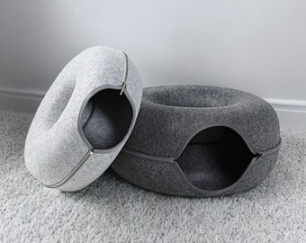 Cozy Cat Bed Collection: Cat House, Furniture, Cave, Tunnel, Toys - Perfect Gifts for Cat Lovers! Shop Pet Accessories & Supplies!