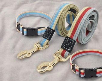 Unique Dog Collars and Long Leash: Canvas, Strong and Luxurious Styles for Male Female Dogs. Designer Perfect Keepsake Collar, all on Etsy!