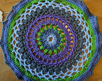 Crocheted Meditation Mandala