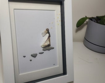 Pebbleart, Pebble, Art, Pictures, wedding. Gift, Married, Marriage, Anniversary, Bride, Groom,  Shell, Shell art, Sea glass, Seaglass.