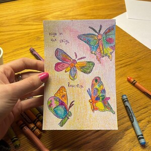 Handmade Butterfly Drawing image 2