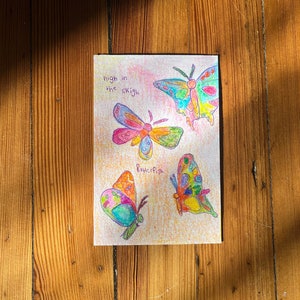 Handmade Butterfly Drawing image 1