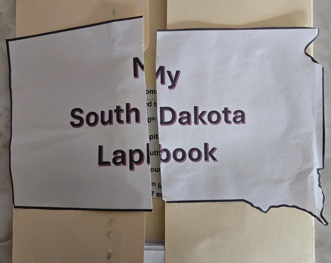 State of South Dakota Lapbook