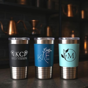 Custom Logo Silicone Tumbler, Custom Stainless Steel Tumbler, Engraved Tumbler, Custom Gift, Unique Gift, Custom Tumbler, Silicone Tumbler