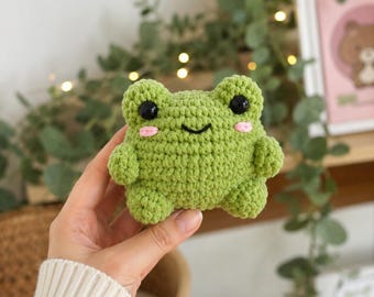 No-Sew Frog Crochet Pattern PDF | Beginner Friendly Amigurumi Tutorial (Instant Download)