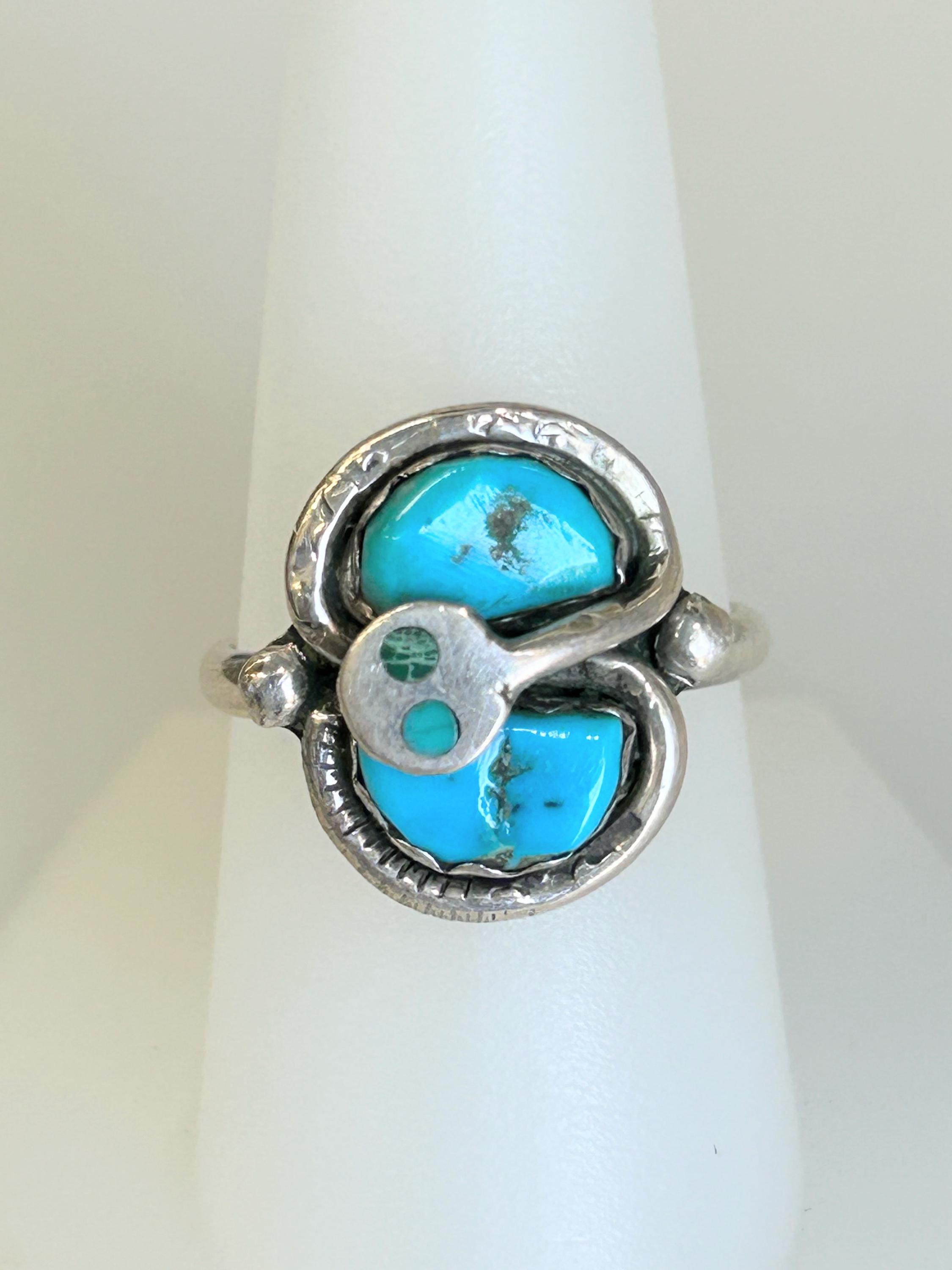 Vintage Effie C Zuni Ring - Etsy