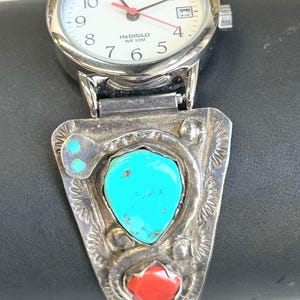 ZUNI Indian jewelry Watch Sterling y2k