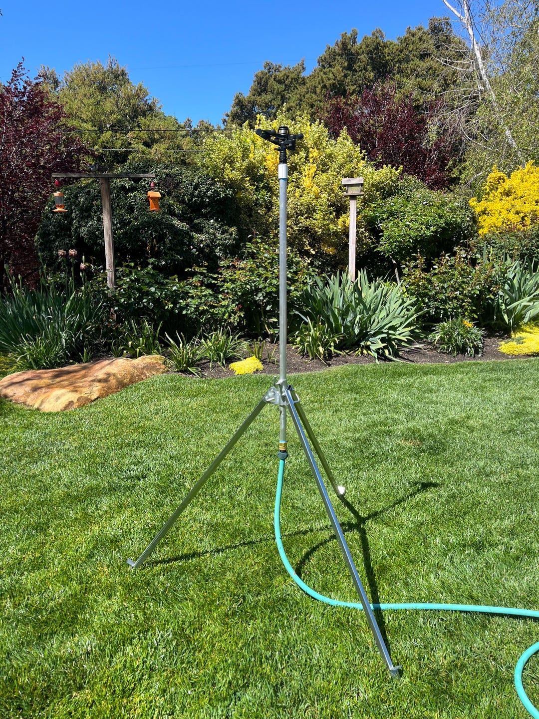 Heavy Duty Tripod Sprinkler: 100' Coverage, Farm & Garden Irrigation - Etsy