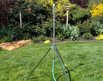 Heavy Duty Tripod Sprinkler: 100' Coverage, Farm & Garden Irrigation