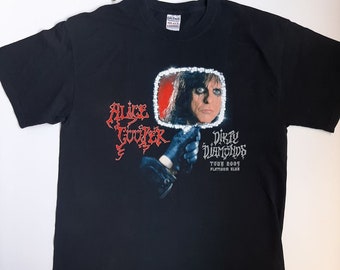 Винтажная футболка Alice Cooper Dirty Dimonds Tour 2005, размер L