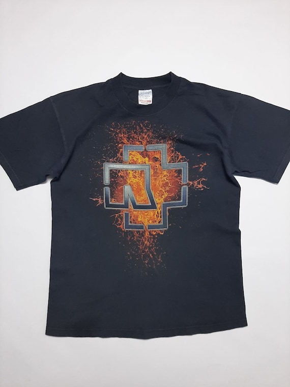 Rammstein 00s Hier Kommt Die Sonne Vintage Tee Size L Gem