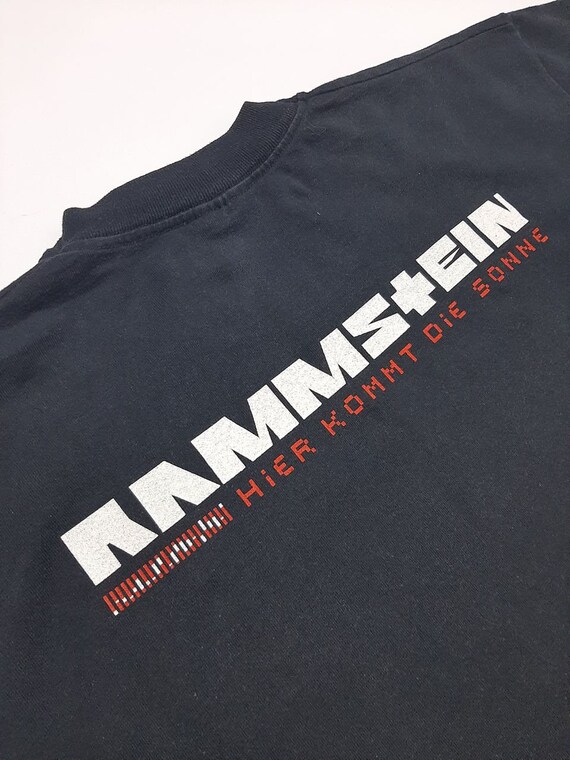 Rammstein 00s Hier Kommt Die Sonne Vintage Tee Size L Gem