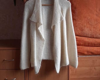 Gudrun Sjoden Women's Mohair Wool Knited Sweater Cardigan Size M