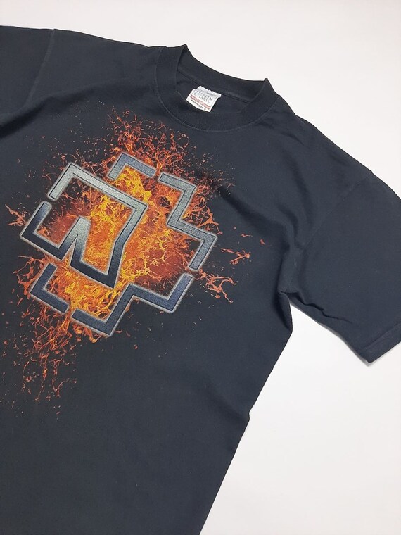 Rammstein 00s Hier Kommt Die Sonne Vintage Tee Size L Gem