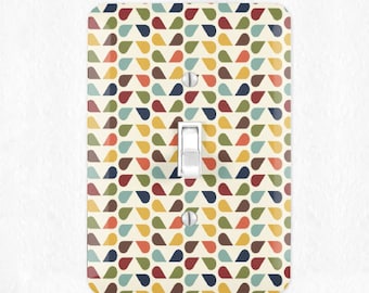 Mid Century Modern Switchplate Mid Century Modern Light Switch Cover Wall Plate MCM Decor Atomic Image MCM House Decor Light Switch Cover