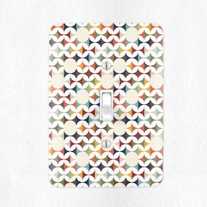 Mid Century Modern Switchplate Mid Century Modern Light Switch Cover Wall Plate MCM Decor Atomic Image MCM House Decor Light Switch Cover