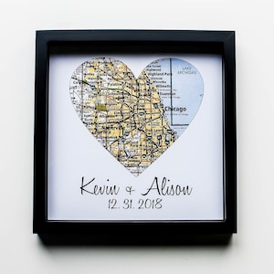 Wedding Gift Map Art Framed Print Personalized Wedding Gift Heart Map Art Any Location Available Unique Wedding Gift Wedding Gifts