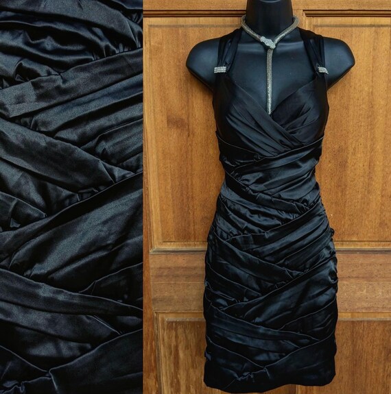 b smart black dress Bubble Mini Dress Black / 2