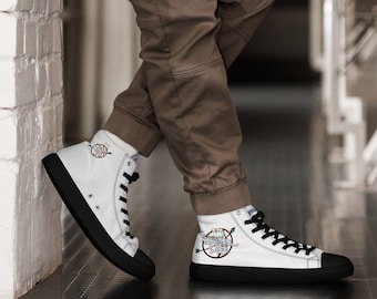 Men’s high top canvas shoes