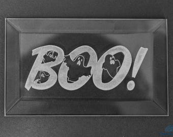 Gravierte Bevel - BOO!