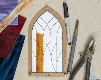 Pointed Arch Window Layout Frame