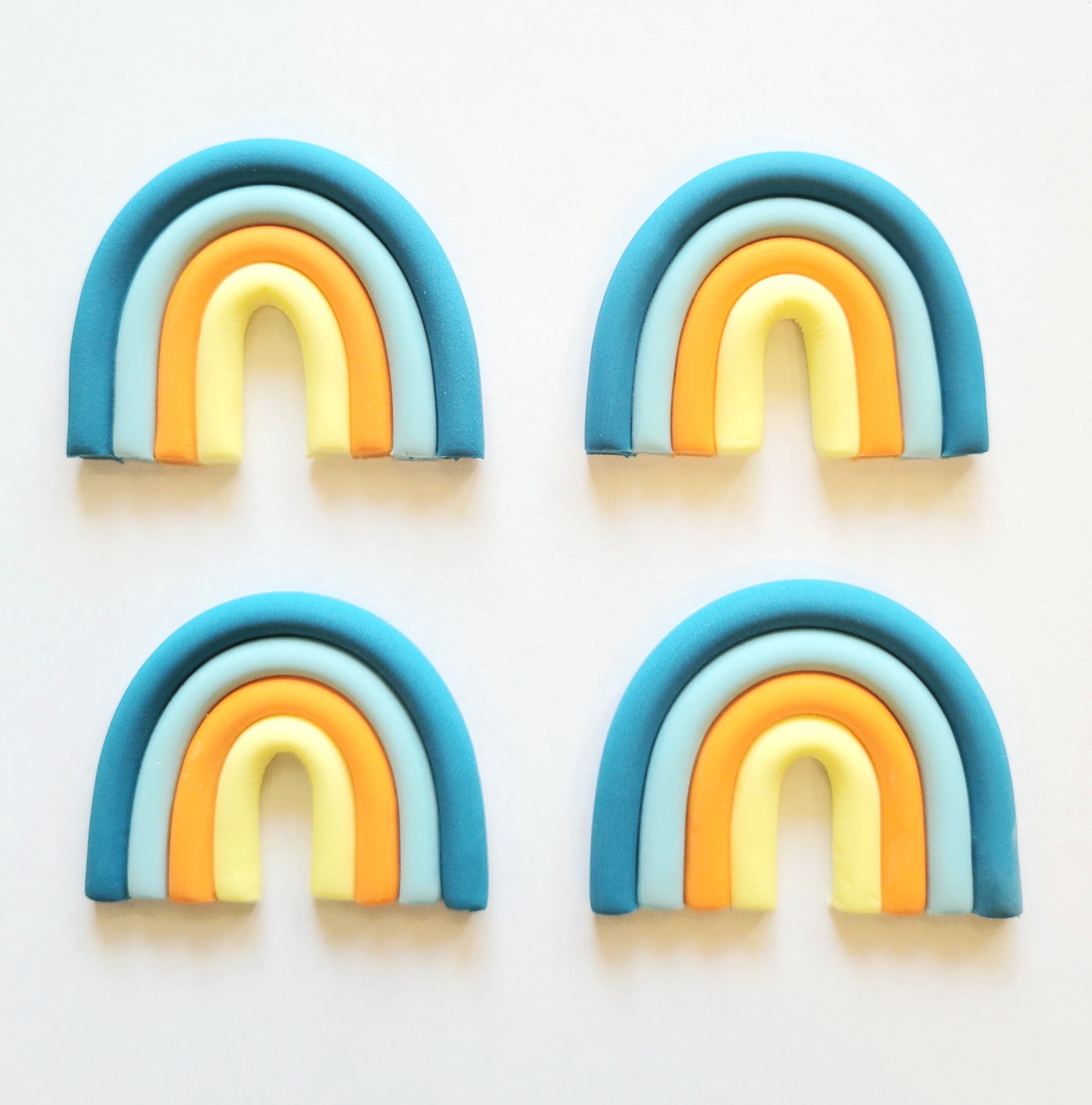 Edible Fondant Bluey Cupcake Toppers