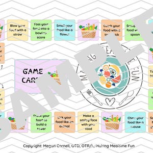 Food Play Boardgames: Making Mealtime Fun Game for Picky Eaters ...