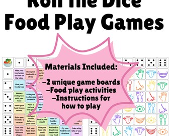 Roll the Dice Food Play Games: Making Mealtime Fun for Picky Eaters (Digital Download)