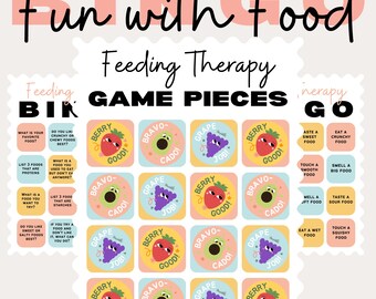 Fun with Food Bingo: Making Mealtime Fun Game for Picky Eaters (Digital Download)