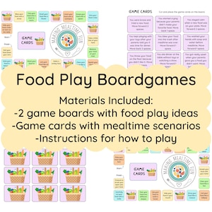 食べ物を使ったボードゲームで遊ぶ - 好き嫌いの多い子どもの食事の時間を楽しくする - 摂食療法 - 作業療法 - 言語療法