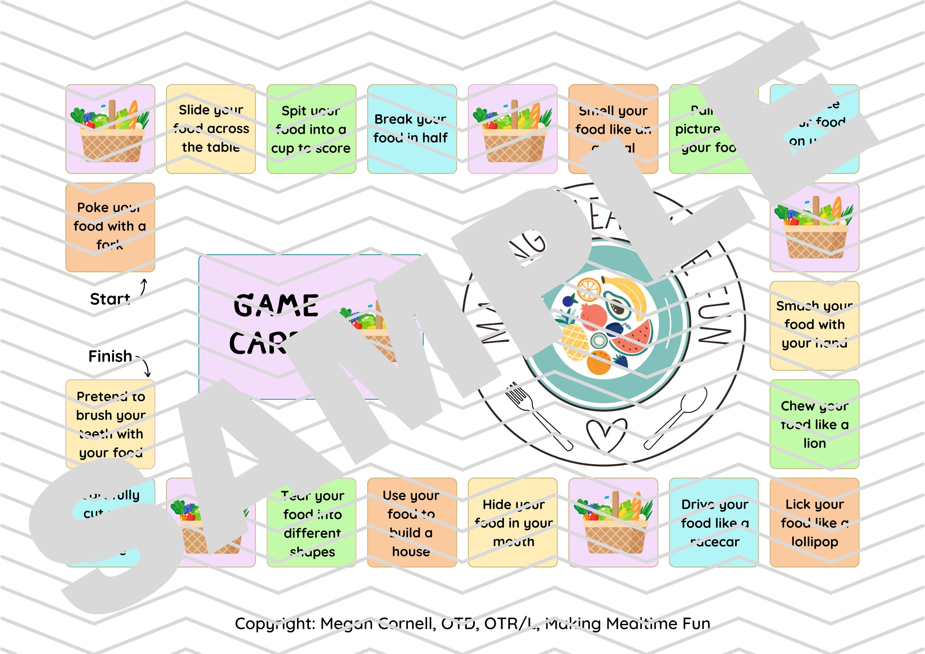 Food Play Boardgames: Making Mealtime Fun Game for Picky Eaters ...