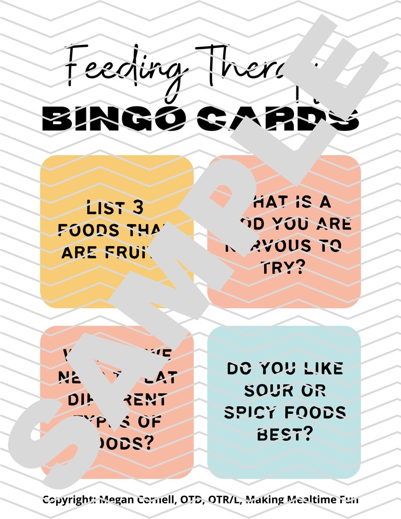 Fun With Food Bingo: Making Mealtime Fun Game for Picky Eaters (digital ...