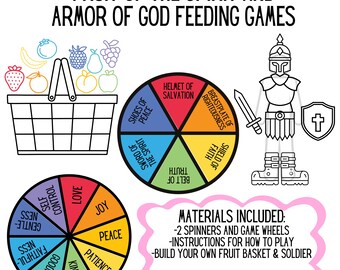 Fruit of the Spirit & Armor of God Feeding Game (Digital Download)