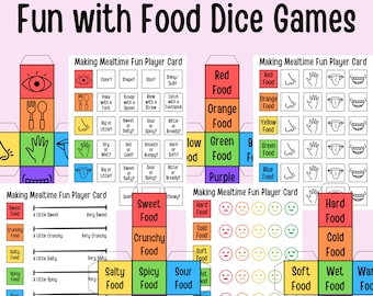 Fun with Food Dice Games: Feeding Therapy Resources for Picky Eaters (Digital Download)