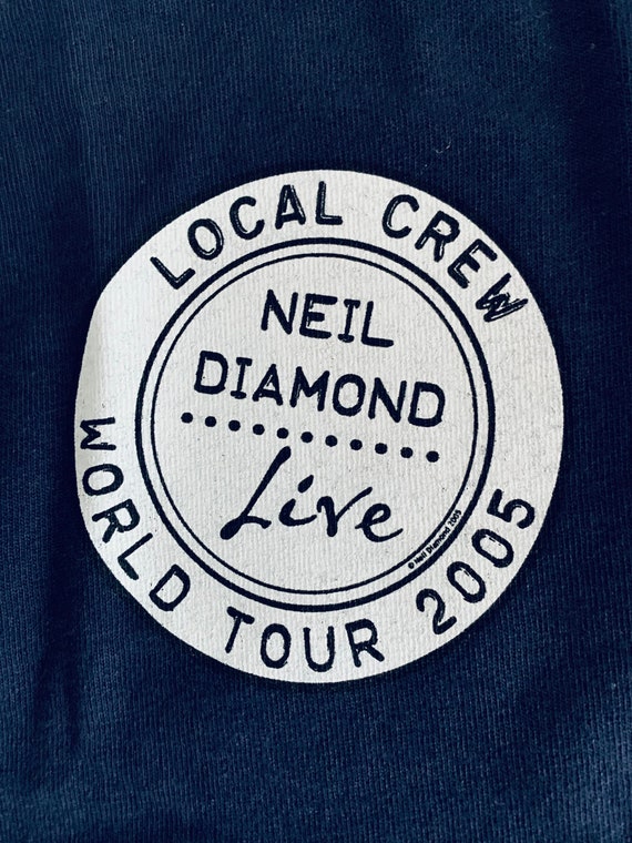 Neil Diamond 2005 local crew t-shirt