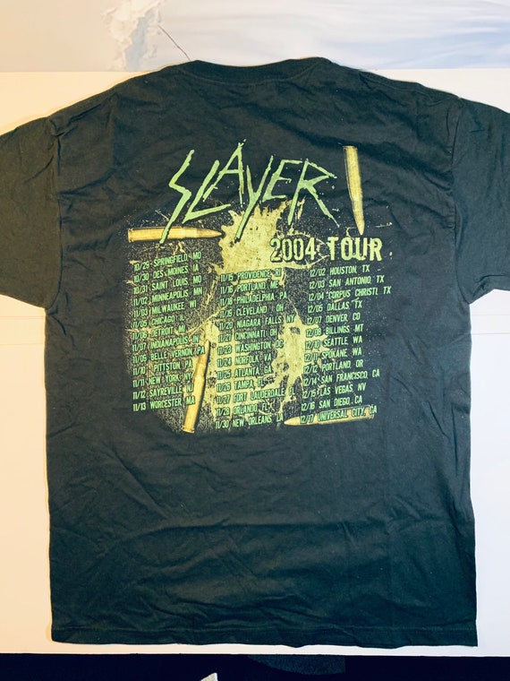 Vintage Slayer T-shirt From 2004 Tour - Etsy