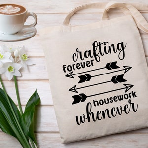 Funny yarn project bag, knitting tote, funny crochet bag, gift for knitter, crafting project bag, canvas tote bag, unique gift for mom