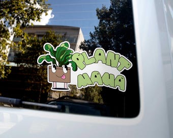 Plant Mama Sticker: Waterproof Vinyl Decal for Indoor/Outdoor Use