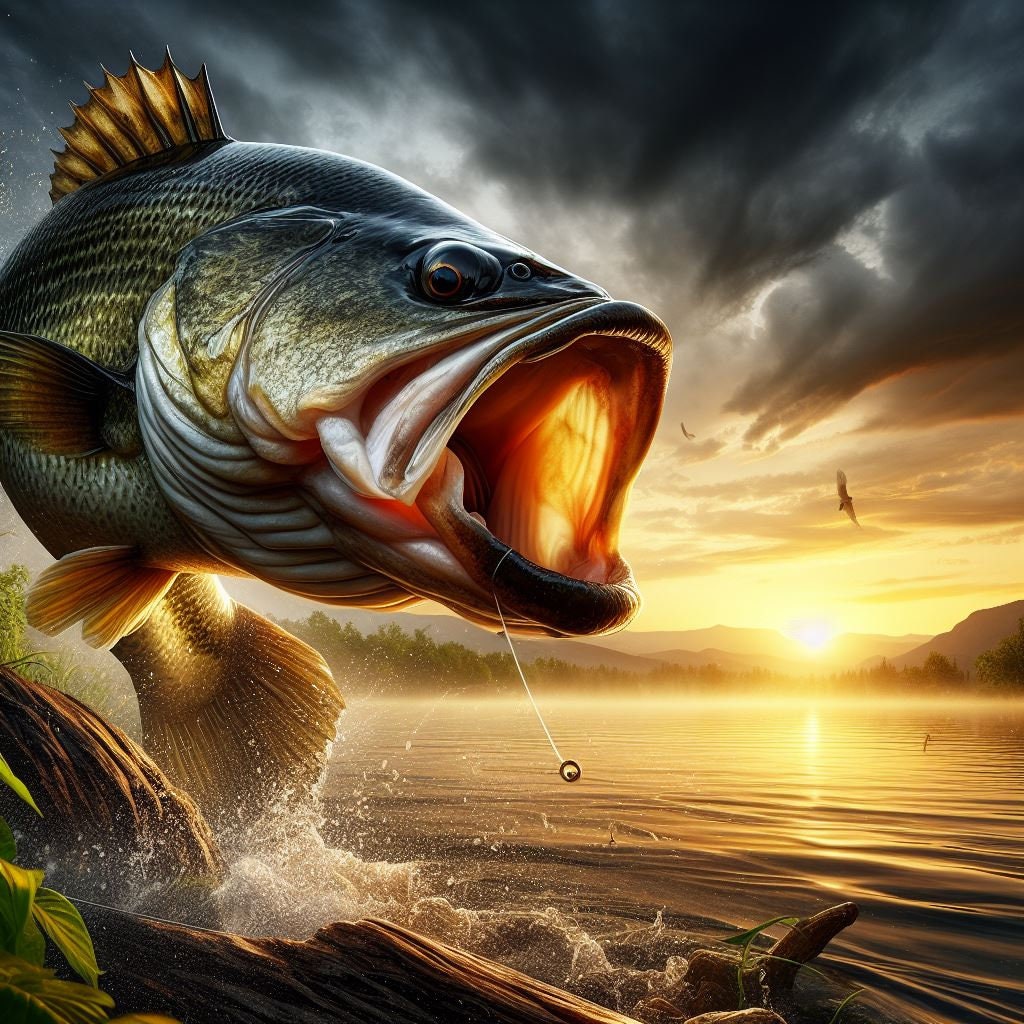 Largemouth Bass - Etsy