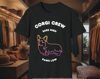 Corgis Crew Shirt, süßes Corgis Shirt, Corgis Liebhaber Geschenk, lustiger Hund, Haustier Besitzer Shirt