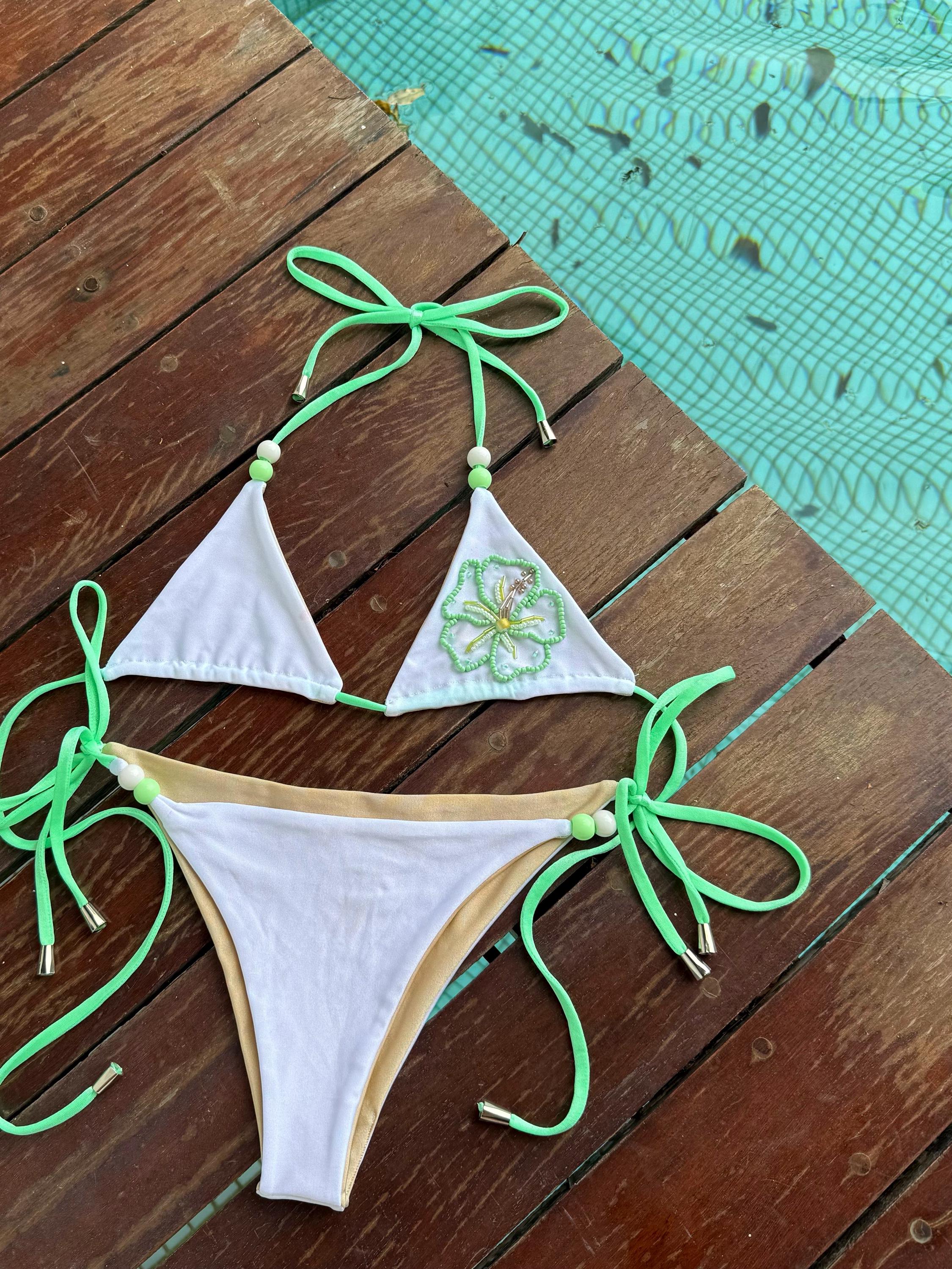 Mint green bikini - Etsy 日本
