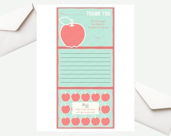 Printable Thank You Gift Card Trifold Template