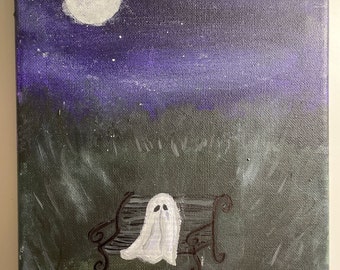 Cute Little Ghost Painting