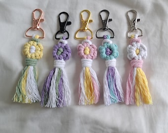 Porte-clés macramé